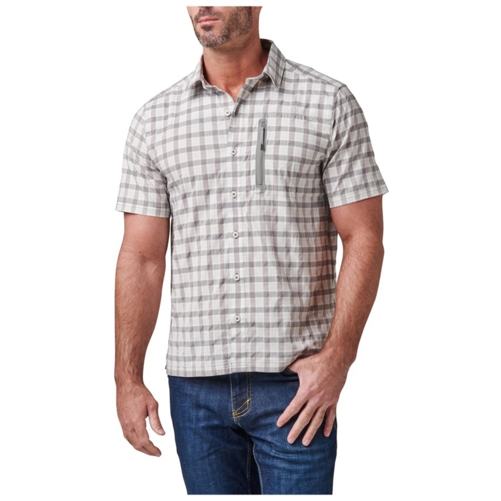 MARKSMAN UTILITY PLAID SHORT SLEEVE SHIRT